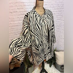 Ladies Maggie Barnes 4x zebra print jacket